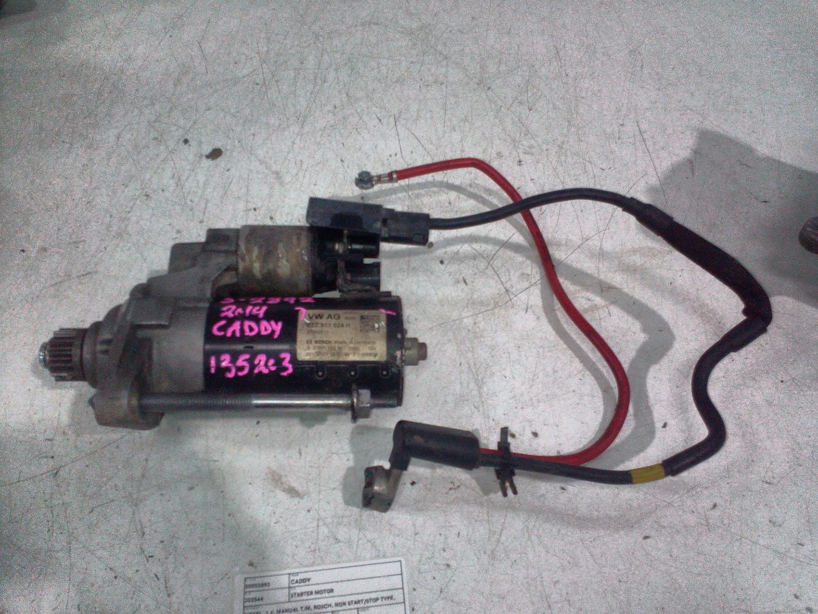 View Auto part Starter Volkswagen Caddy 2014