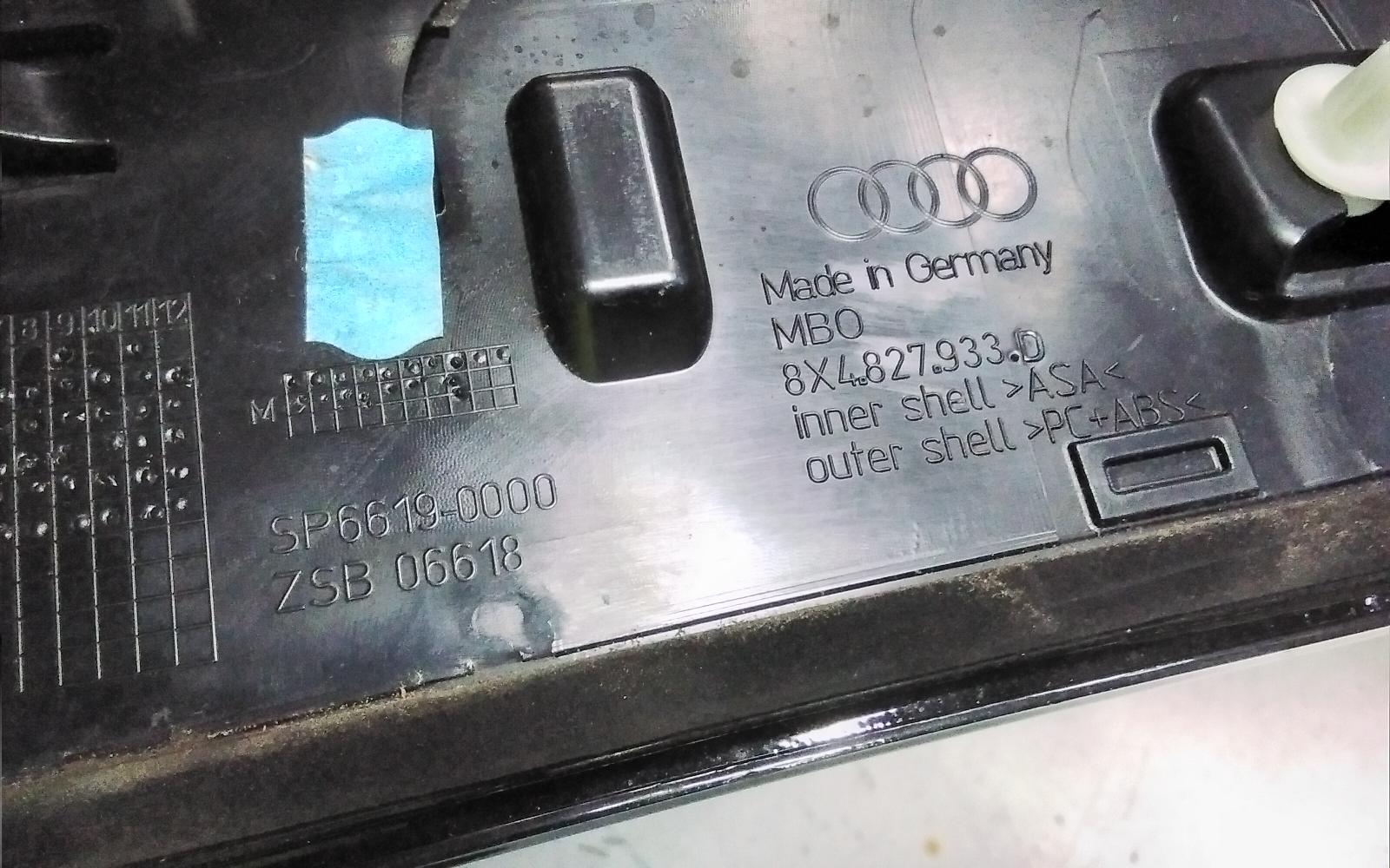 View Auto part Rear Spoiler Audi A1 2016