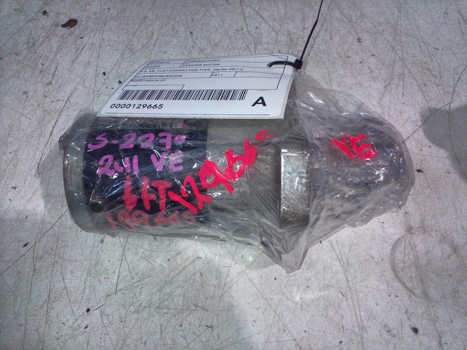 View Auto part Starter Holden Commodore 2011