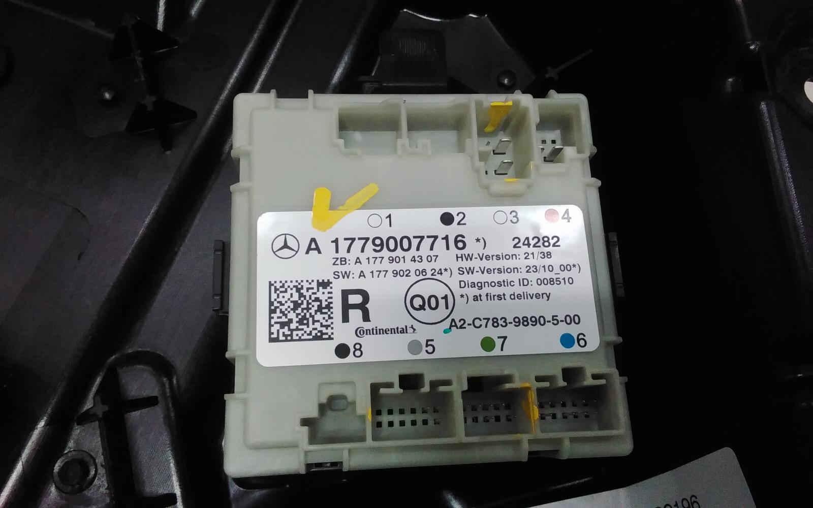 View Auto part Left Rear Wnd Reg/Motor Mercedes Eqa 2024