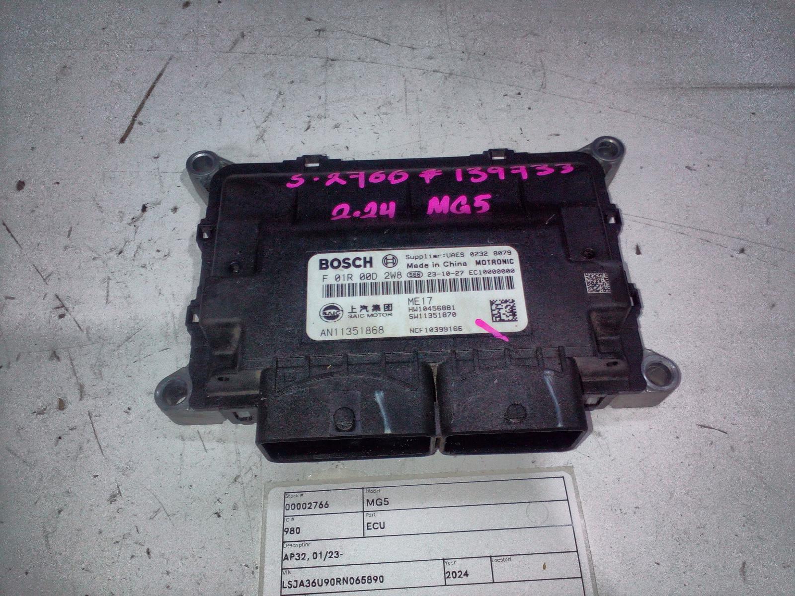 View Auto part Ecu Mg Mg5 2024