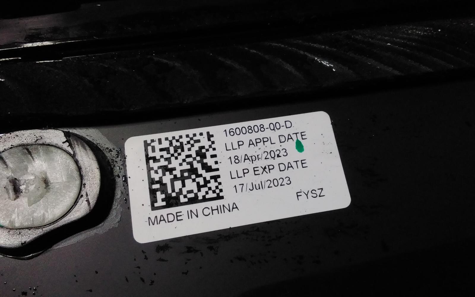 View Auto part Left Rear Side Glass Tesla Model Y 2023