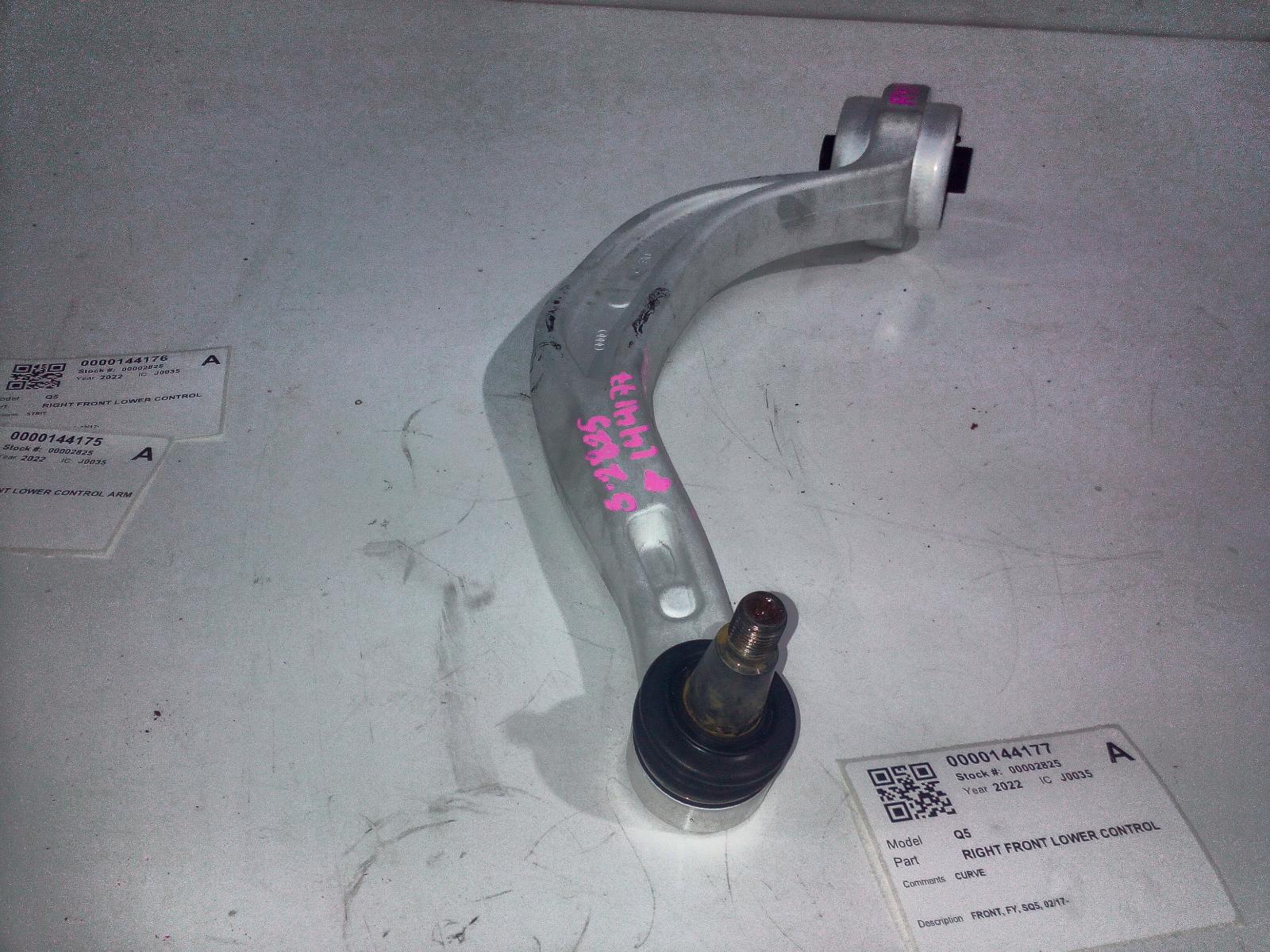 2022 Audi Q5 Right Front Lower Control Arm View Auto part Right Front Lower Control Arm Audi Q5 2022