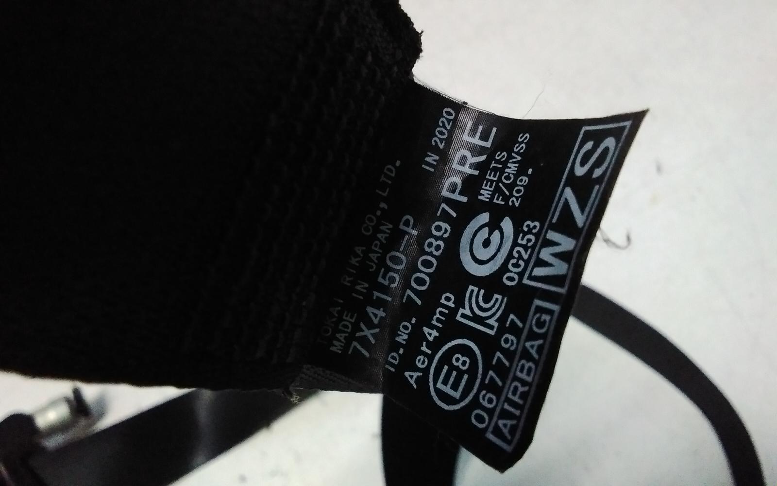 View Auto part Seatbelt/Stalk Toyota Camry 2020
