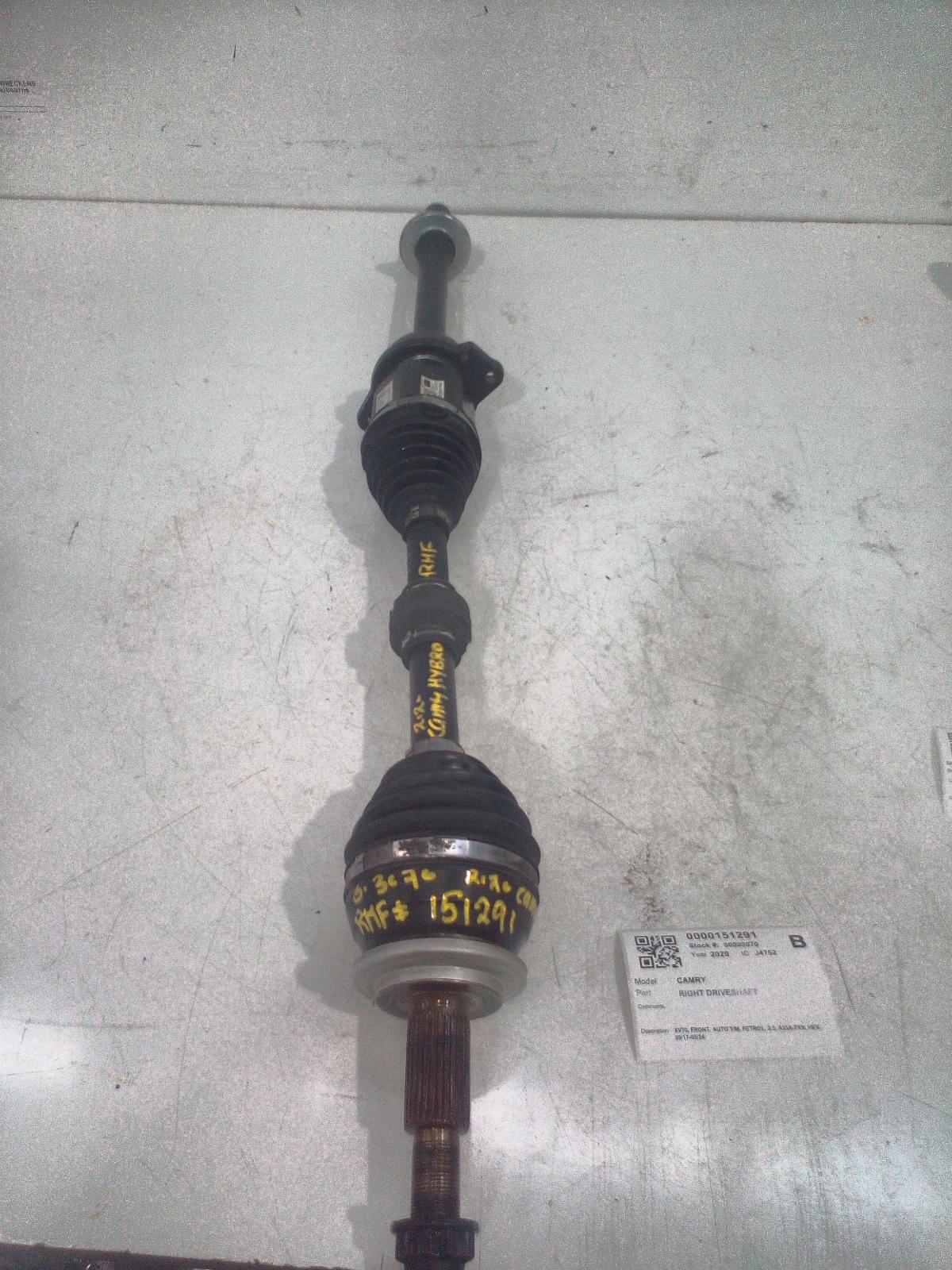 View Auto part Right Driveshaft Toyota Camry 2020