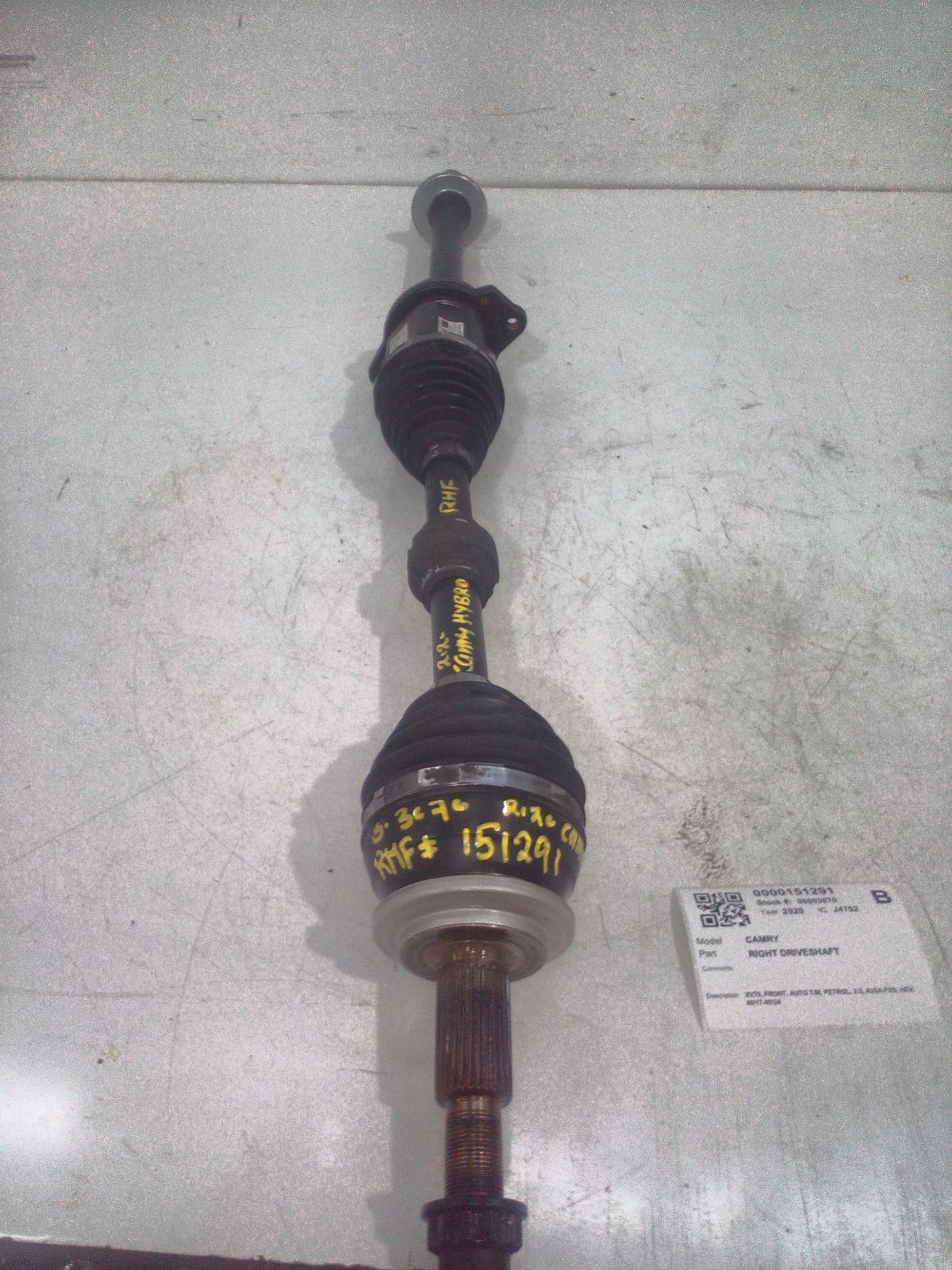 View Auto part Right Driveshaft Toyota Camry 2020