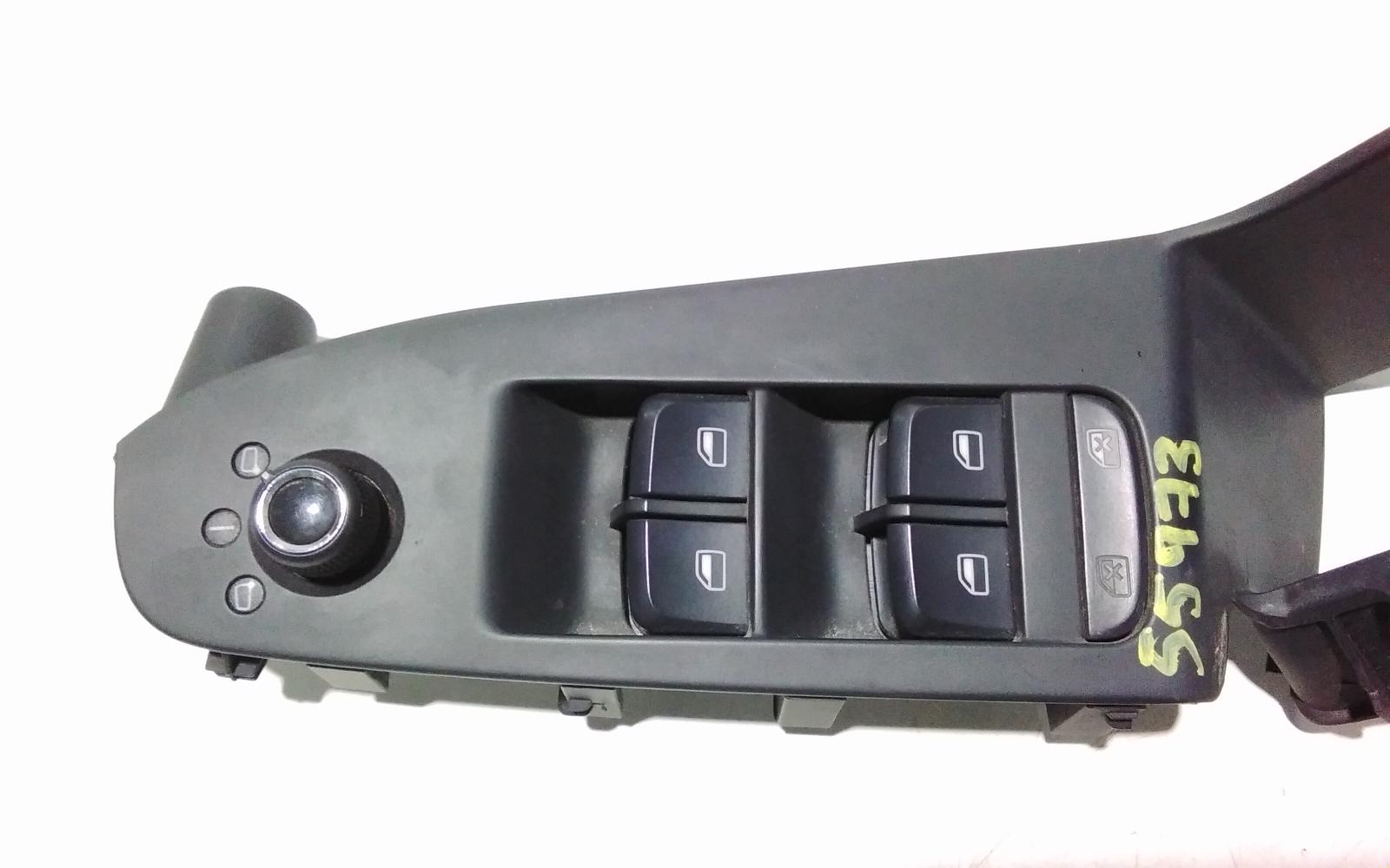 Driver Side Power Window Switch For 2002-2008 Audi A4 Quattro – 5-Button, Black, OE Spec