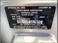 View Auto part Wheel Mag Toyota Kluger 2015