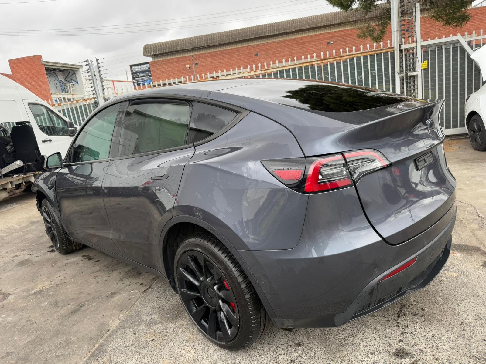 2024 Tesla Model Y Right Rear Door Sliding View Auto part Right Rear Door Sliding Tesla Model Y 2024