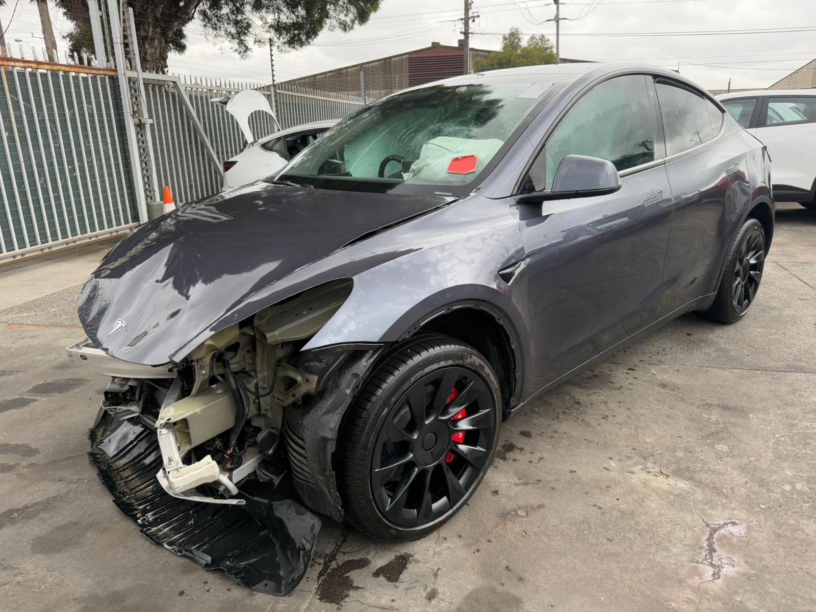 2024 Tesla Model Y Right Rear Door Sliding View Auto part Right Rear Door Sliding Tesla Model Y 2024