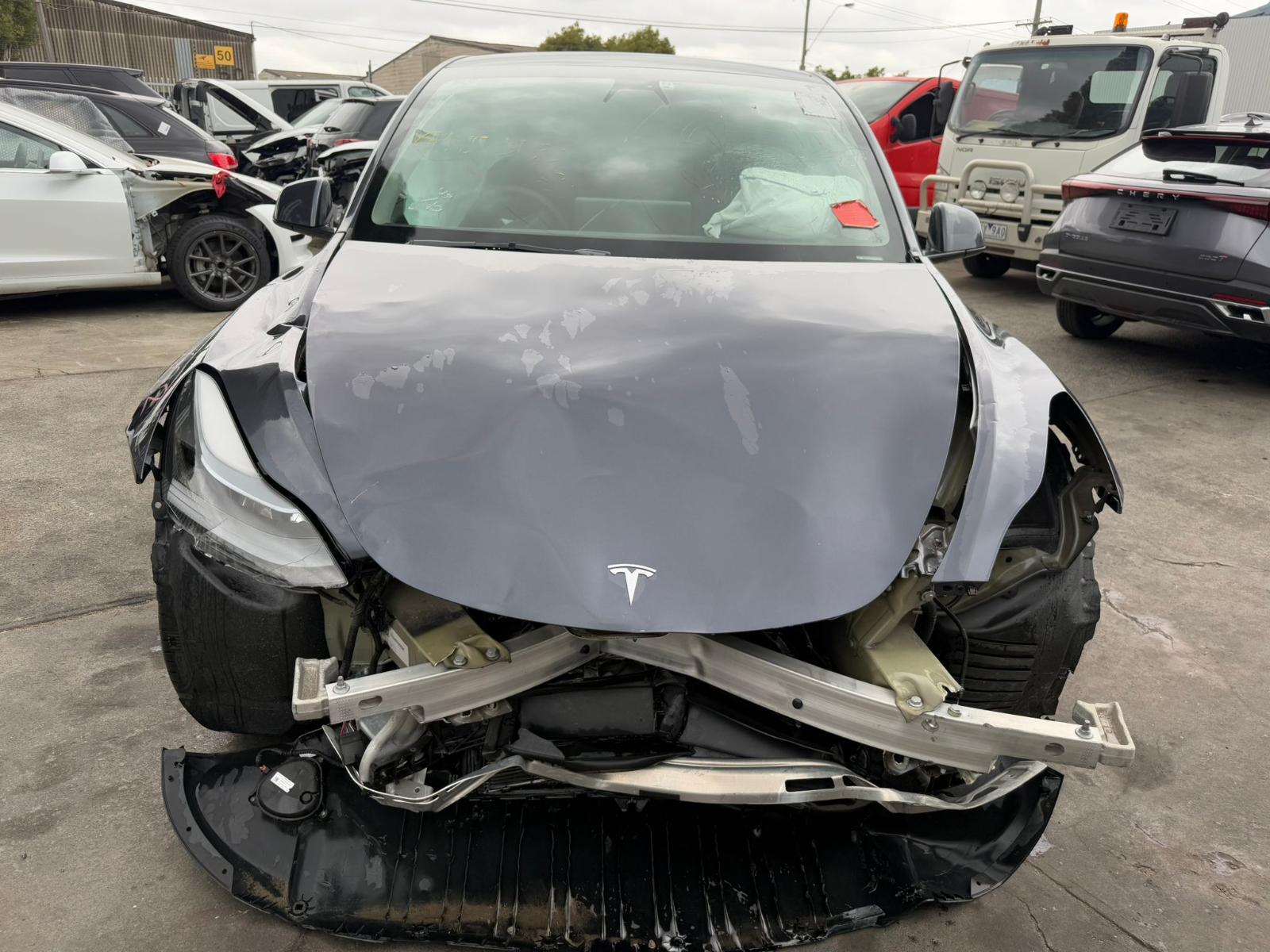 2024 Tesla Model Y Right Rear Door Sliding View Auto part Right Rear Door Sliding Tesla Model Y 2024