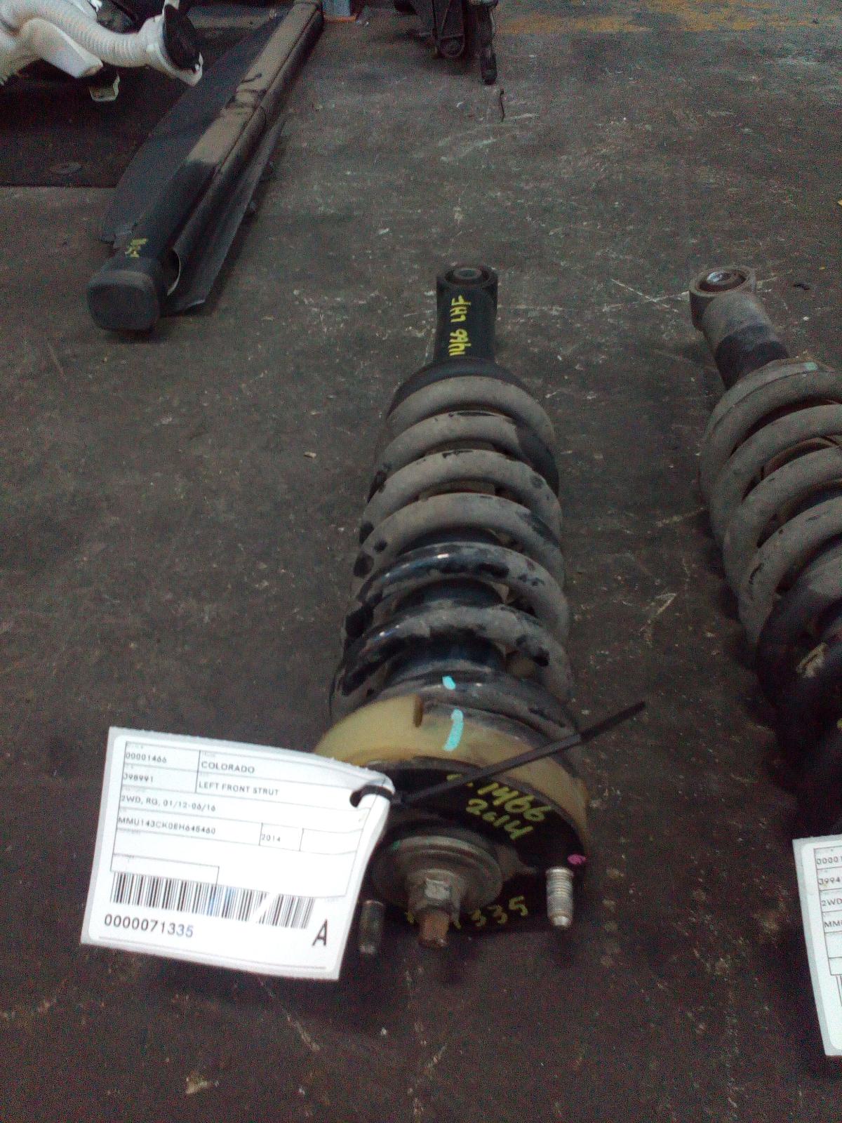 View Auto part Left Front Strut Holden Colorado 2014