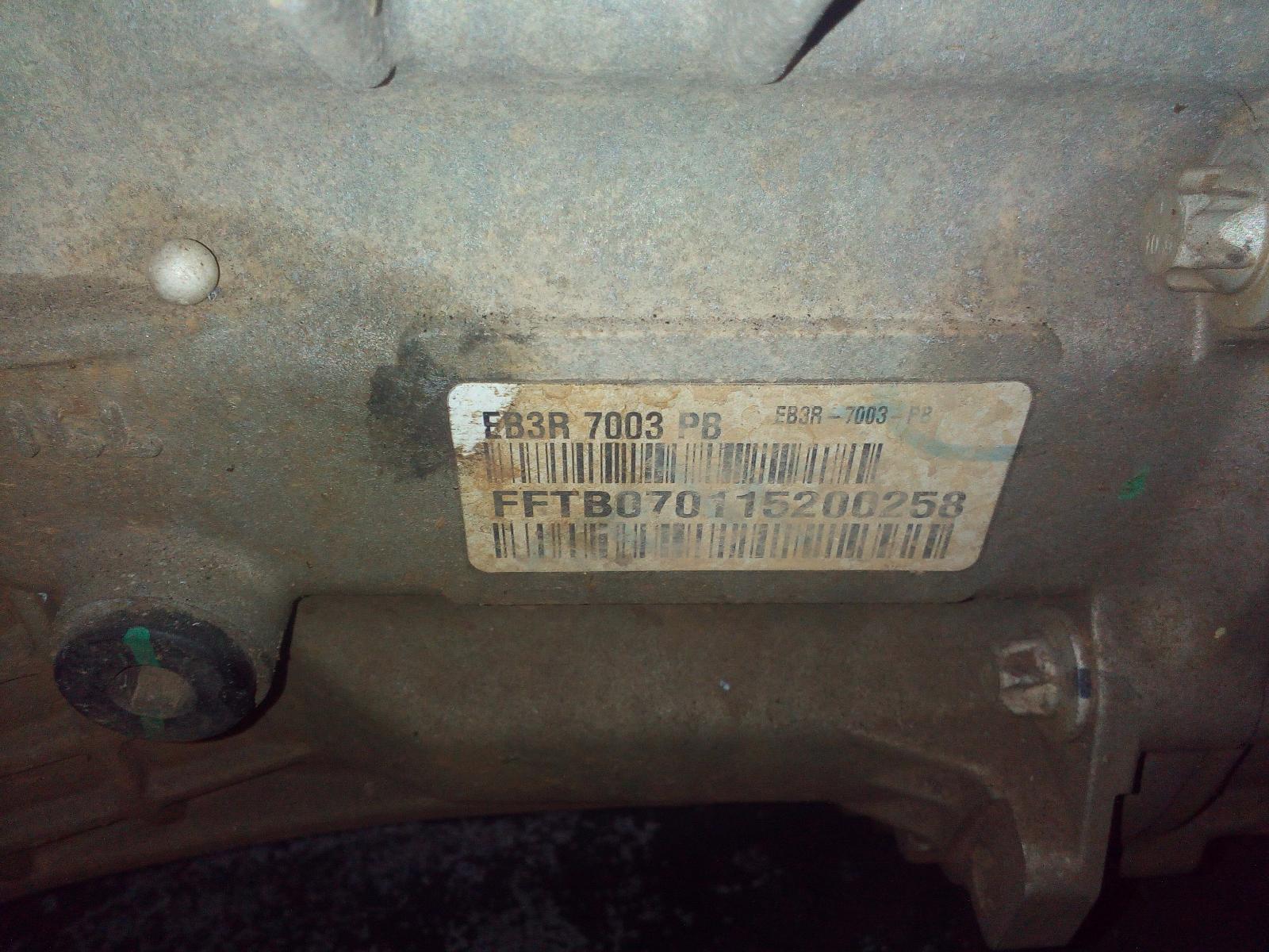 View Auto part Trans/Gearbox Ford Ranger 2015