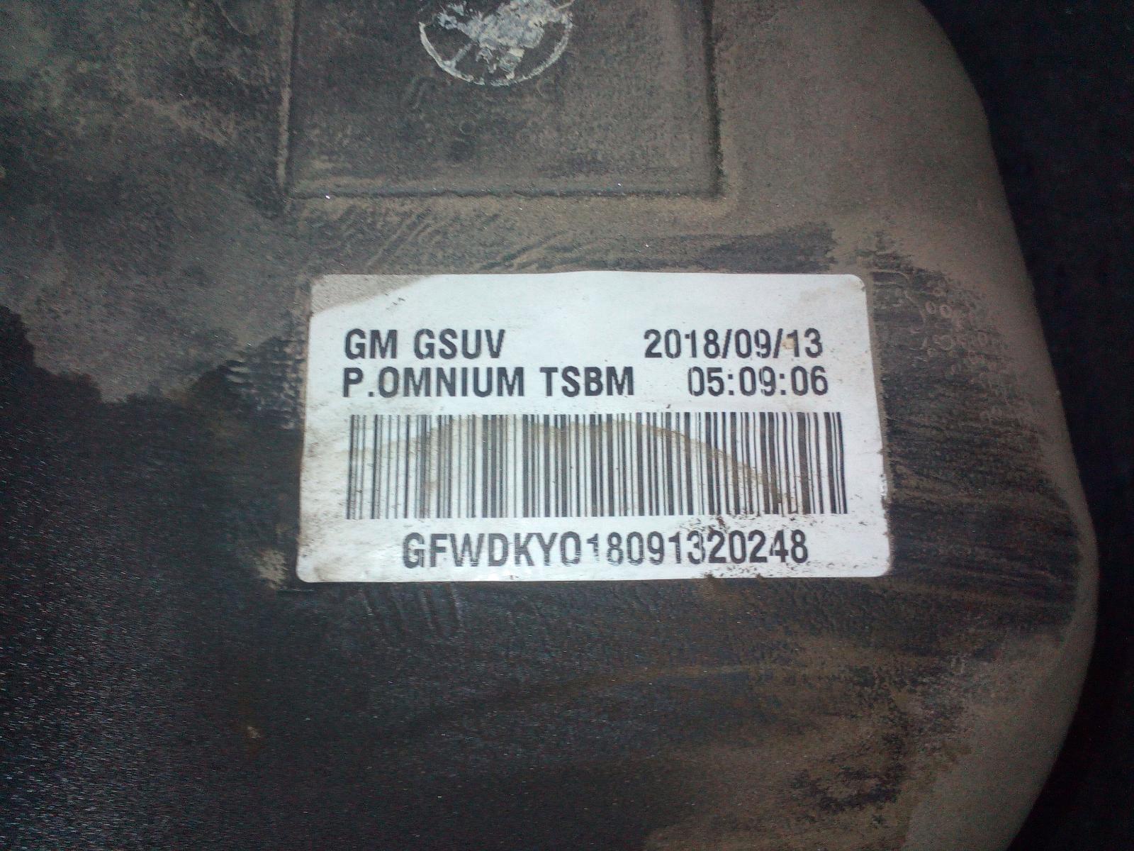 View Auto part Fuel Tank Holden Trax 2019