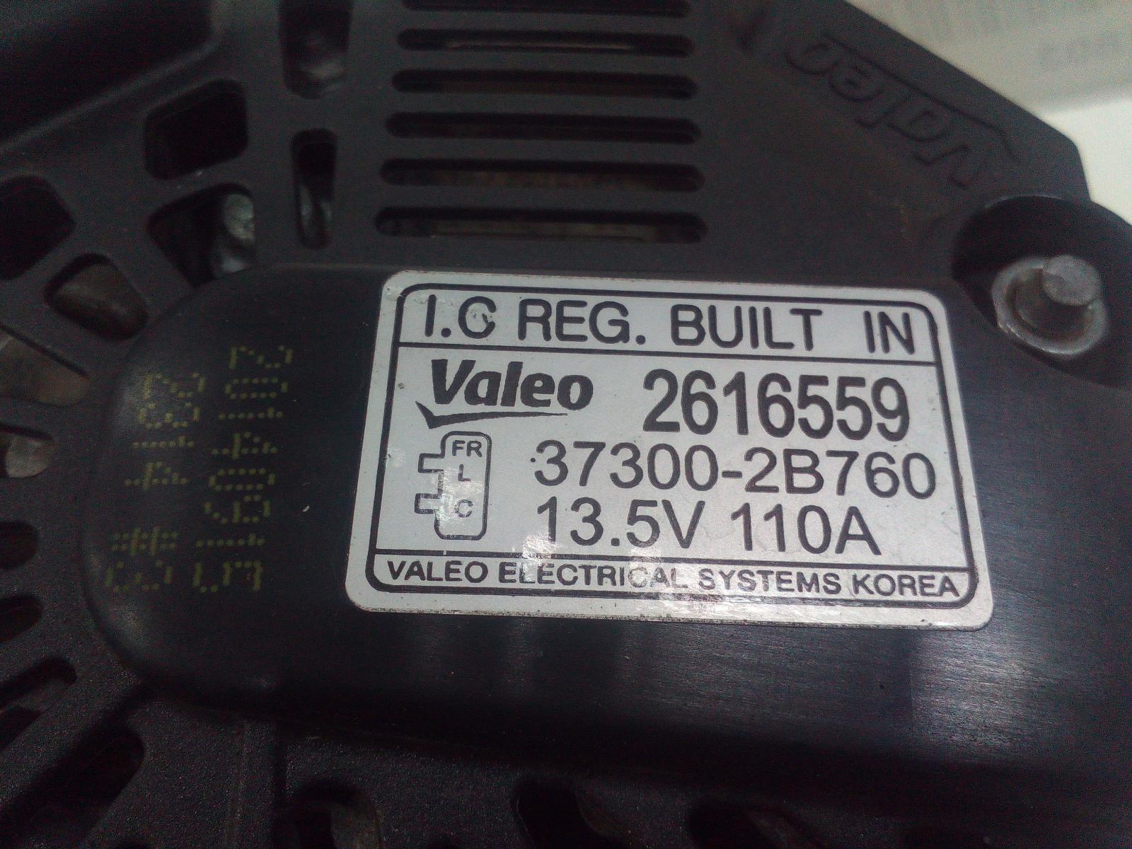 View Auto part Alternator Hyundai Veloster 2014