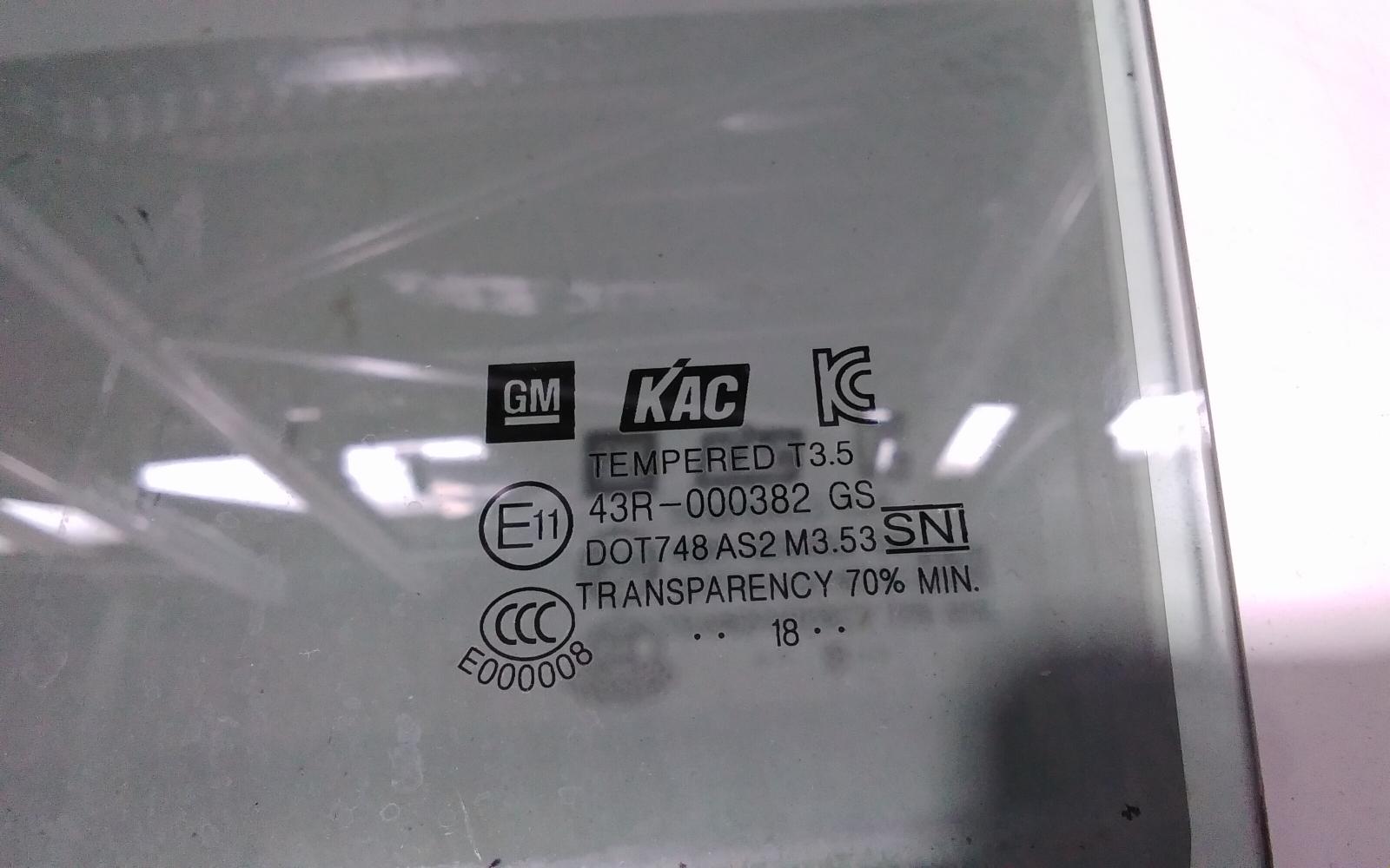 View Auto part Left Rear Door Window Holden Trax 2019