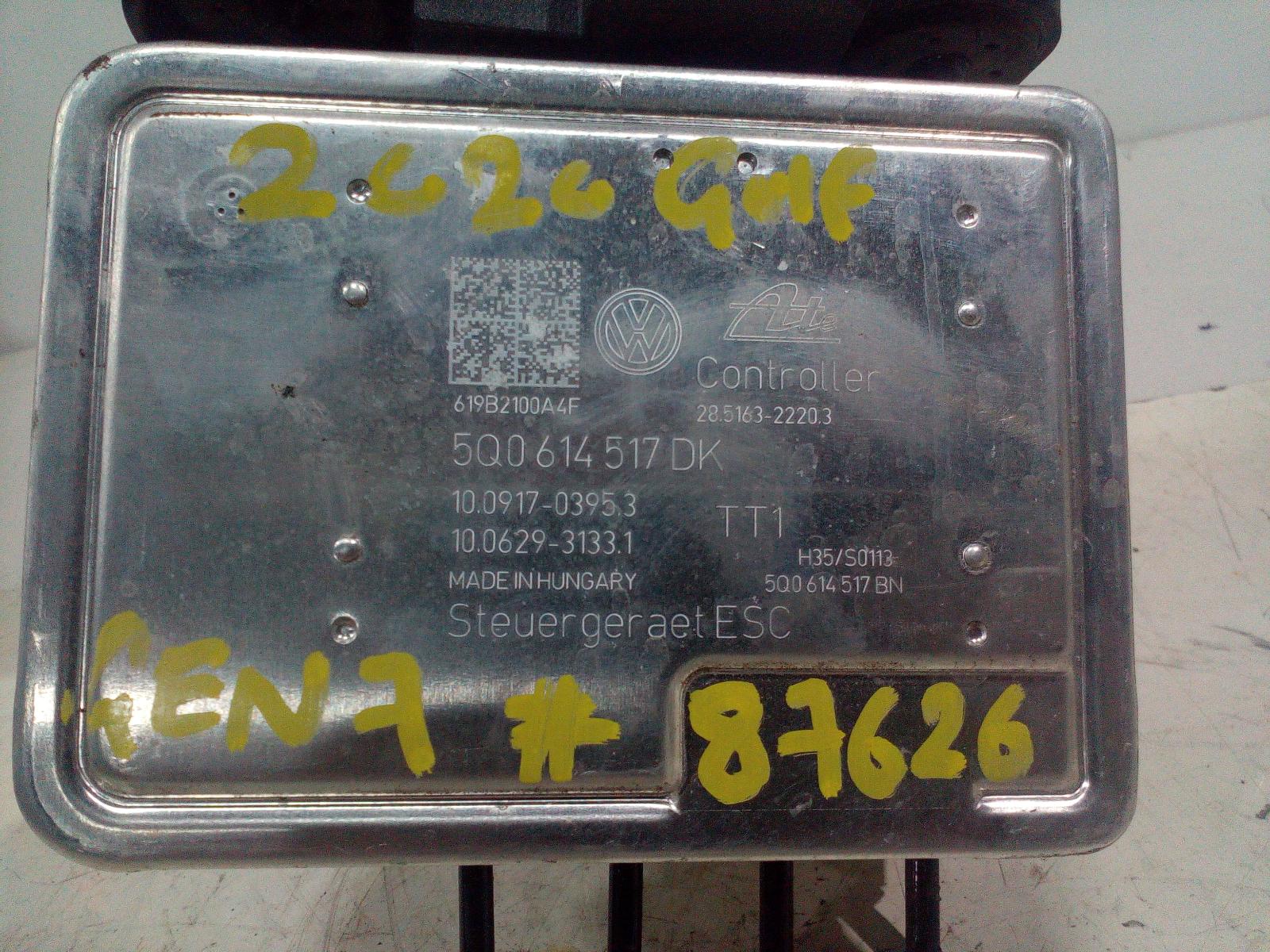 View Auto part Abs Pump/Modulator Volkswagen Golf 2020