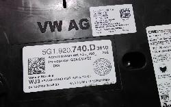 View Auto part Instrument Cluster Volkswagen Golf 2020
