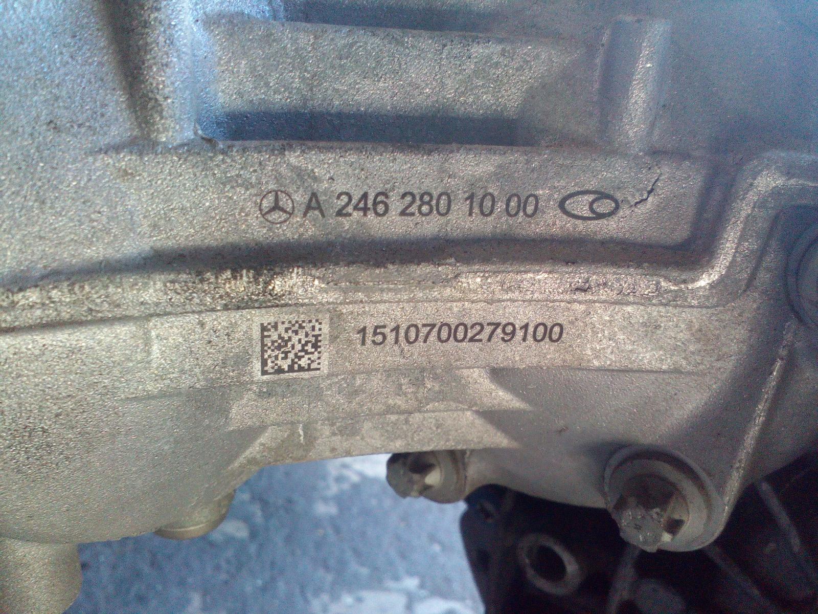 2015 Mercedes Cla Class Trans/Gearbox View Auto part Trans/Gearbox Mercedes Cla Class 2015