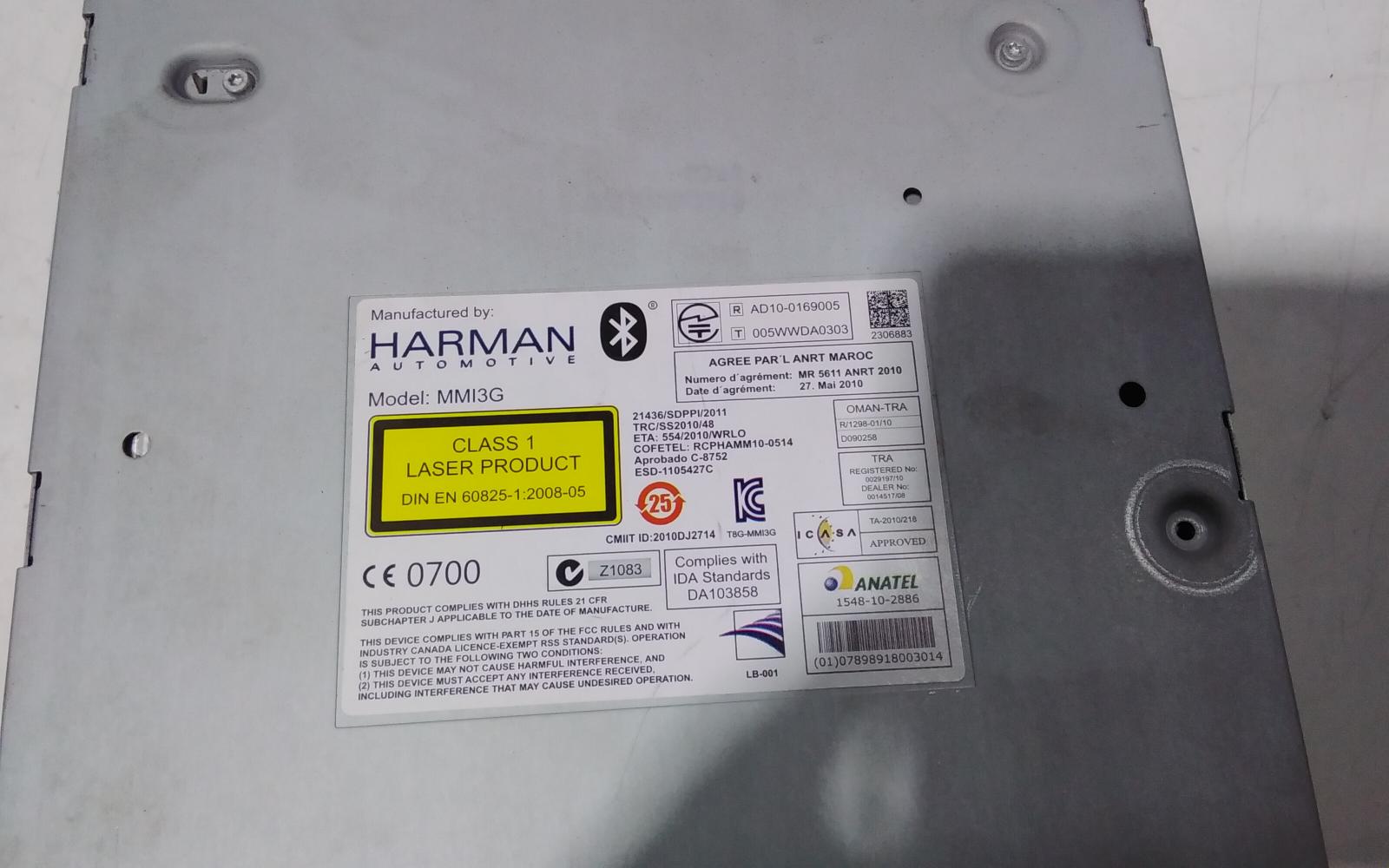 View Auto part Radio/Cd/Dvd/Sat/Tv Audi A1 2016