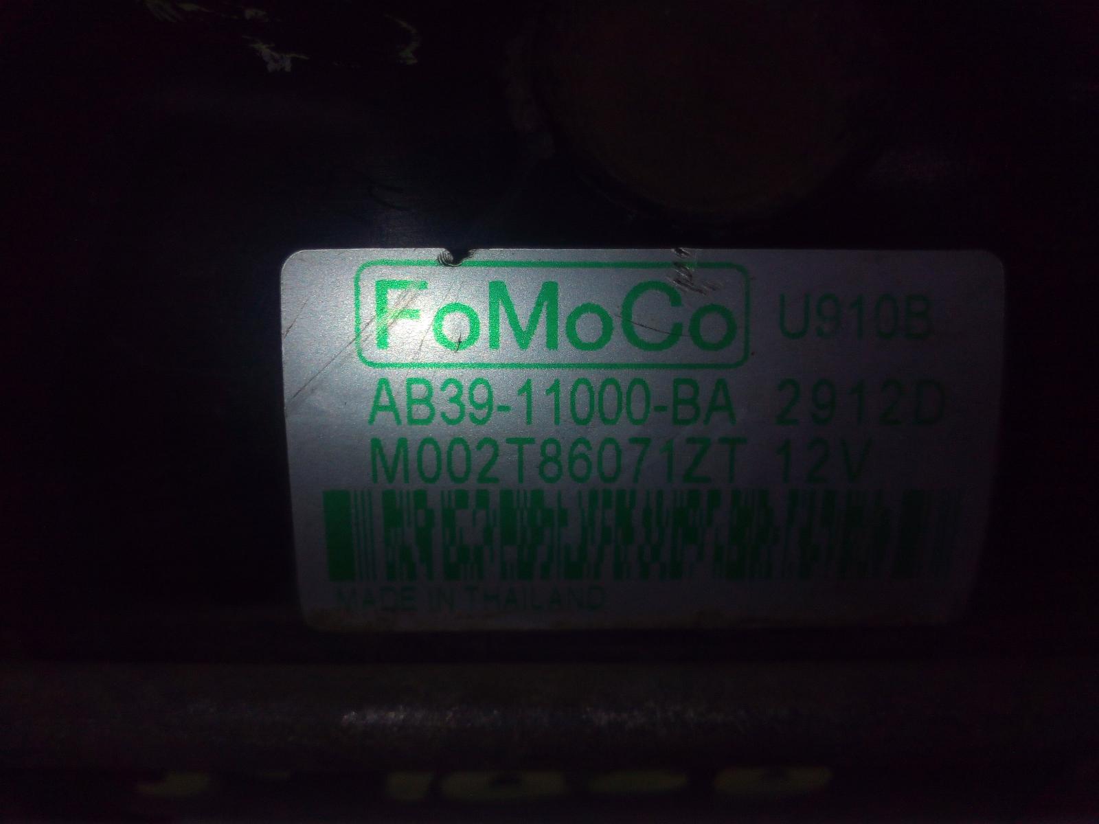 View Auto part Starter Ford Ranger 2015
