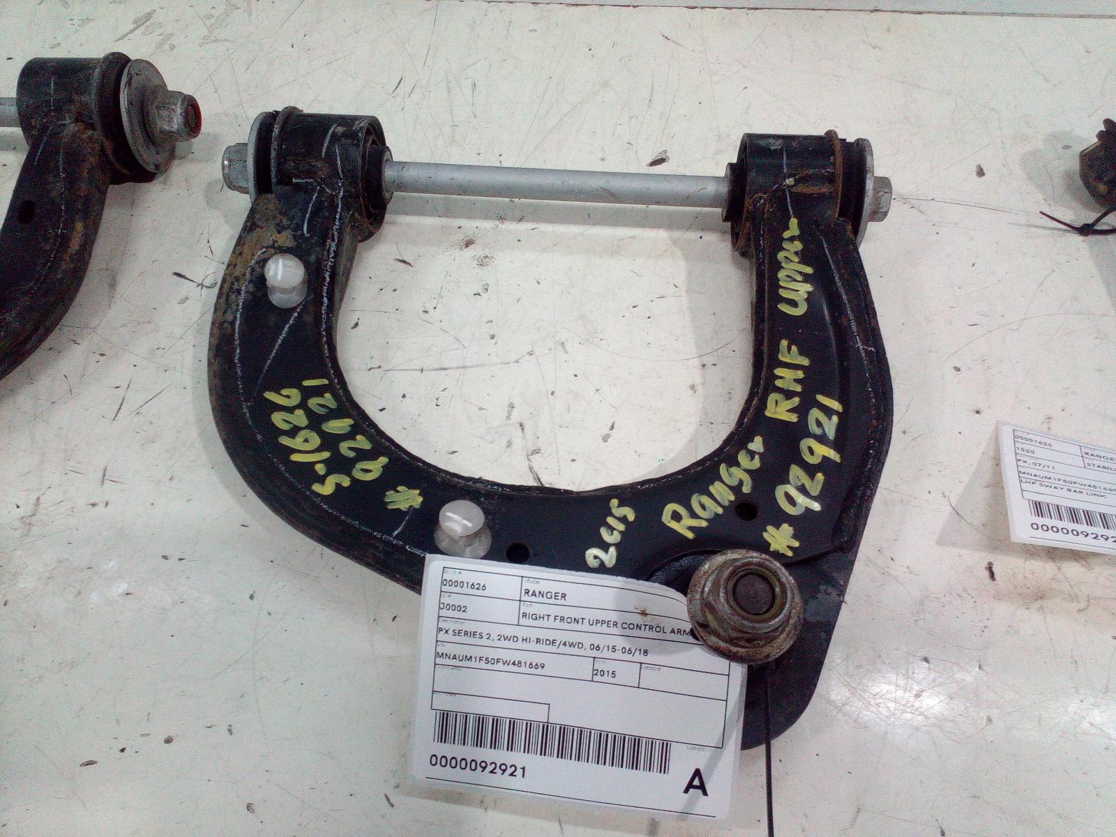 2015 Ford Ranger Right Front Upper Control Arm View Auto part Right Front Upper Control Arm Ford Ranger 2015